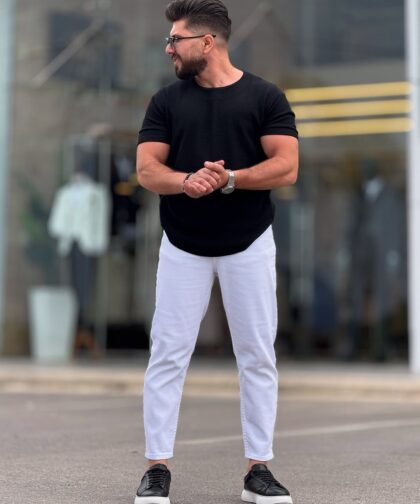 Cotton Black Tshirt