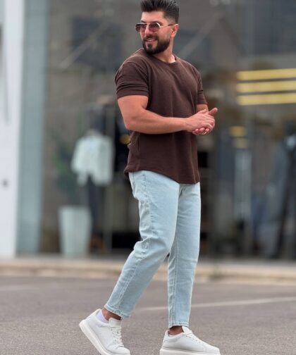 Cotton Brown Tshirt