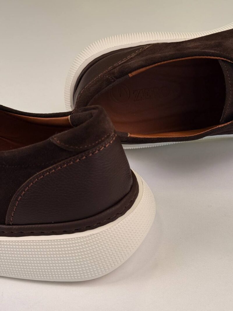 Brown/White Casual Shoe - Image 4