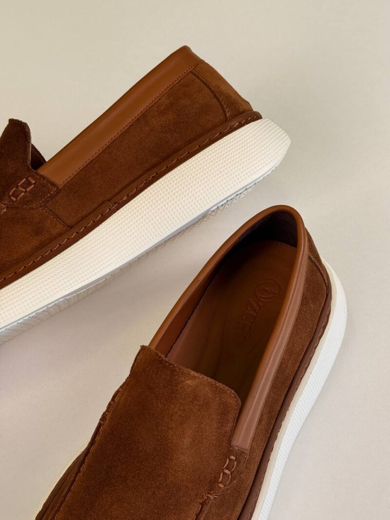 Havan/White Chamois Loafers - Image 2