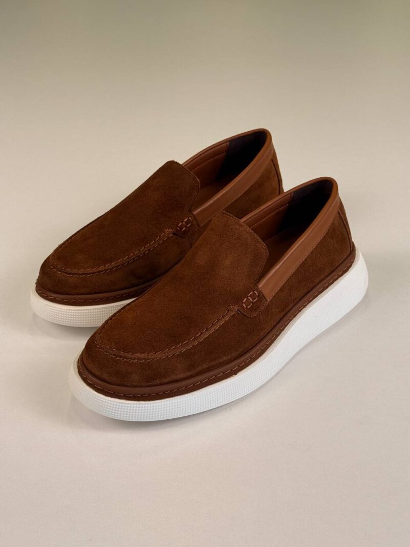Havan/White Chamois Loafers