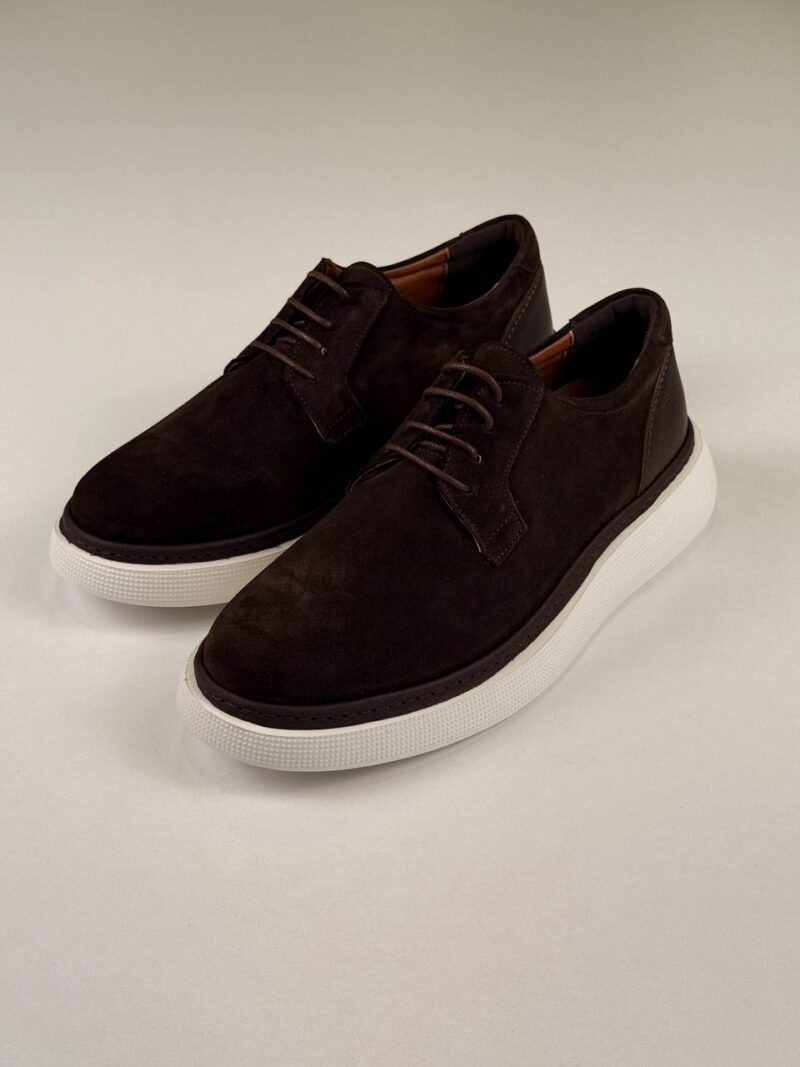 Brown/White Casual Shoe