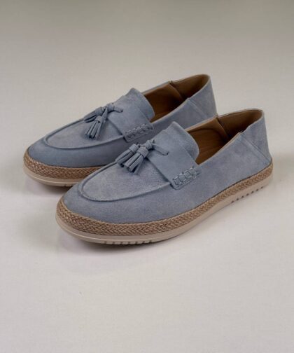 Baby Blue Loafers Chamois