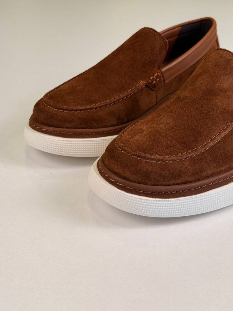 Havan/White Chamois Loafers - Image 3