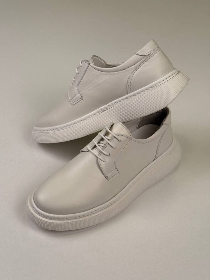Full White Casual Shoe - Image 4
