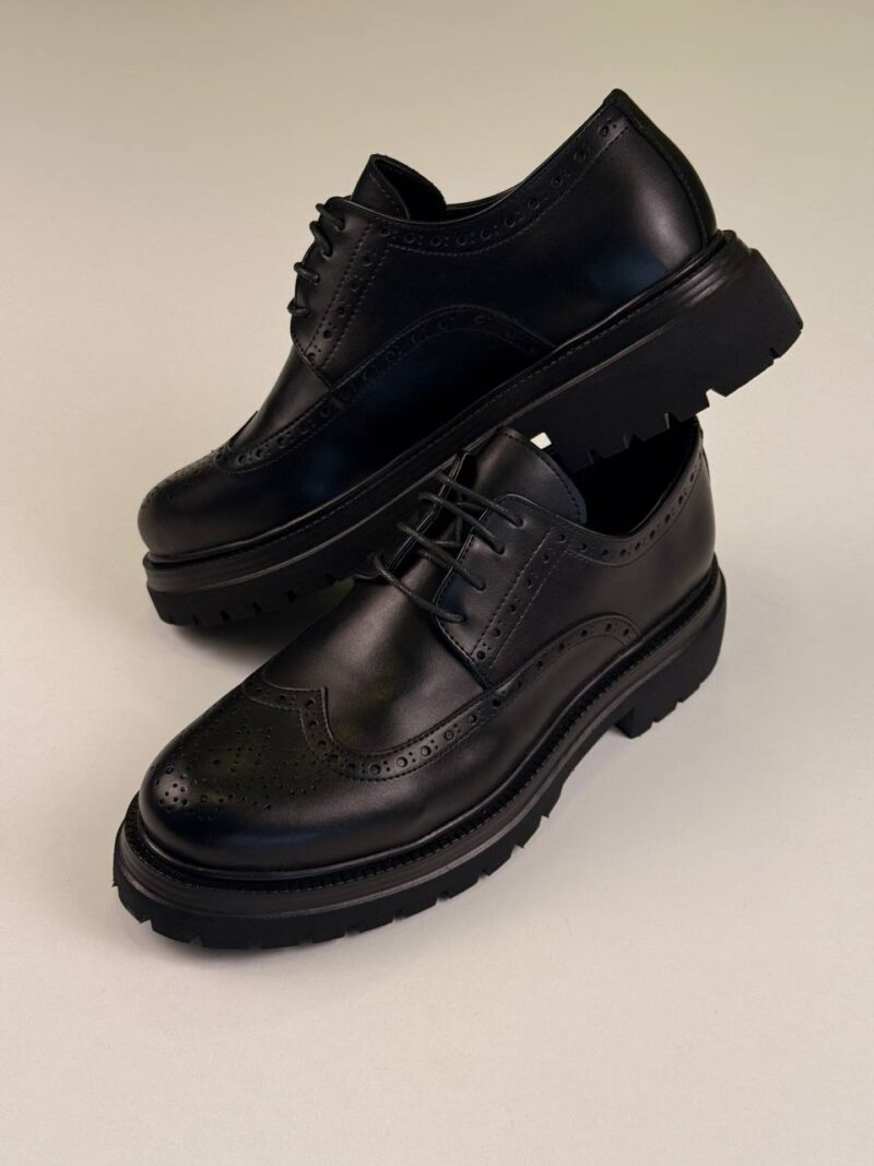 Full Black Dress Shoes - Image 4