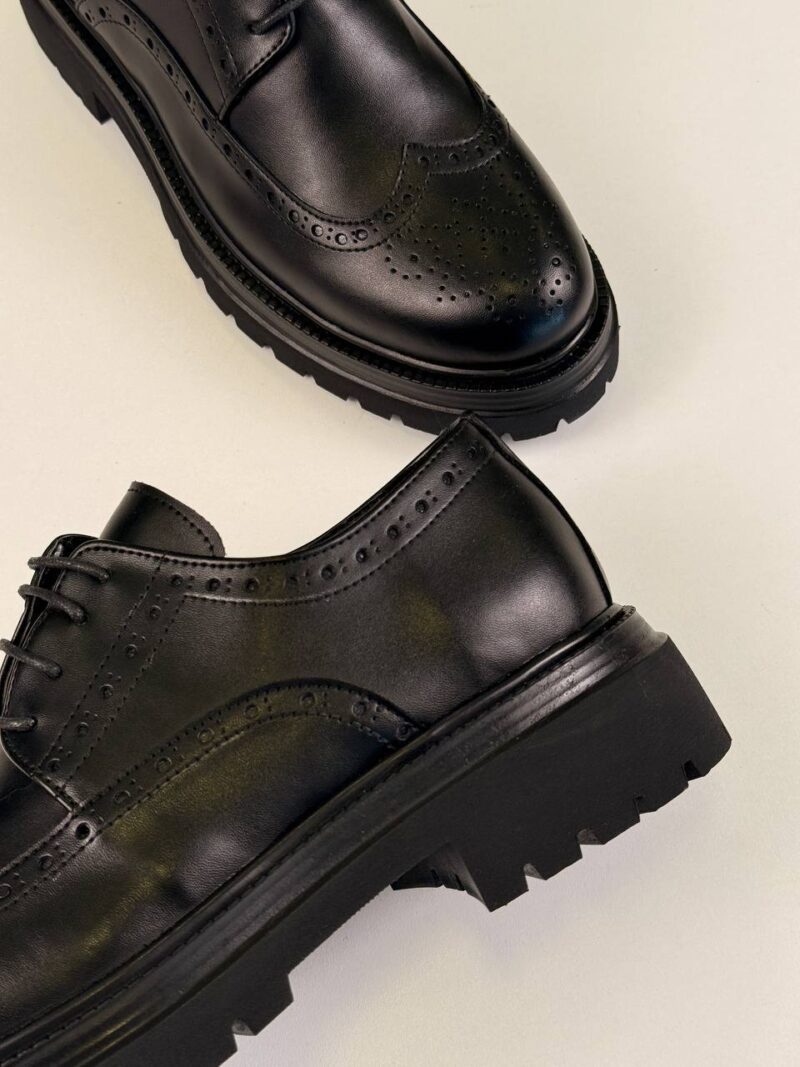 Full Black Dress Shoes - Image 5