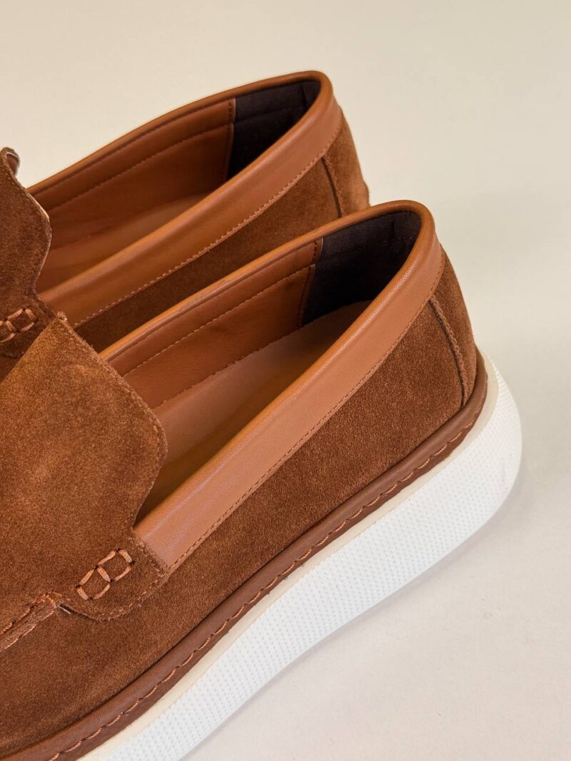 Havan/White Chamois Loafers - Image 5