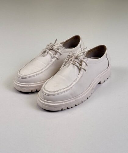 Full White leather Shoes