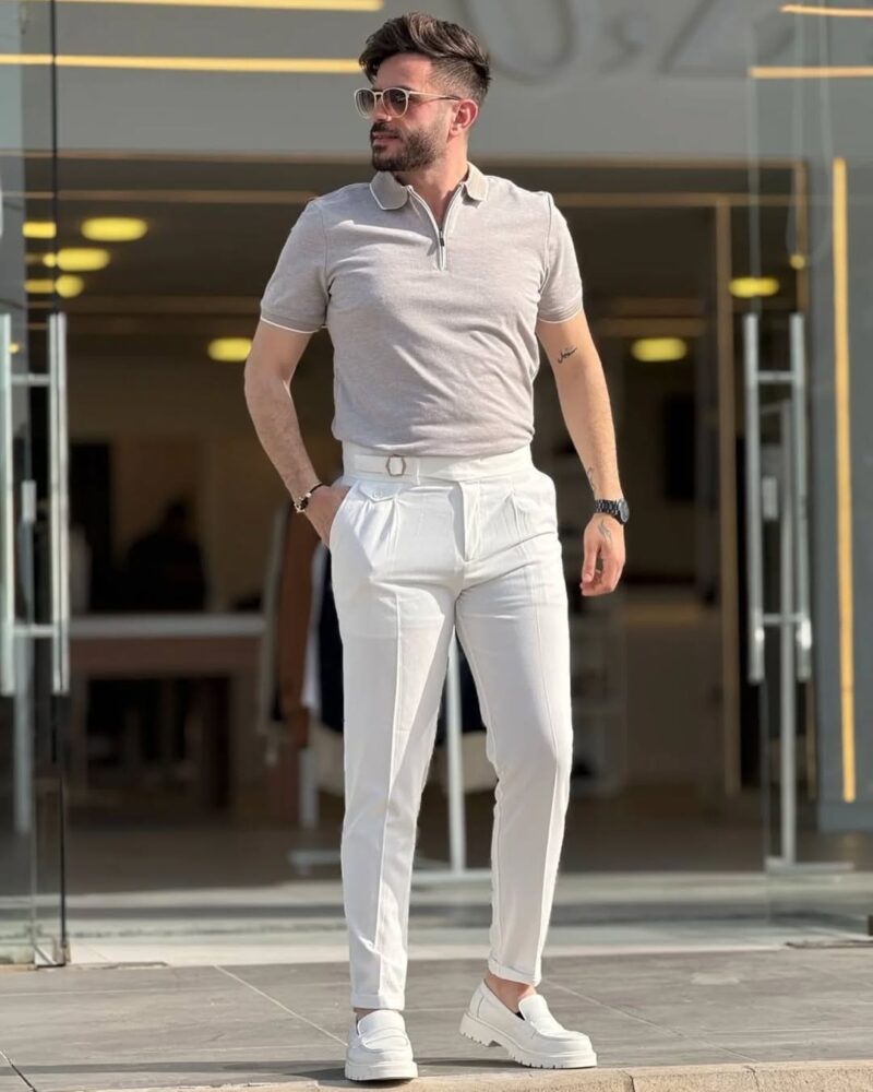 Gray Polo