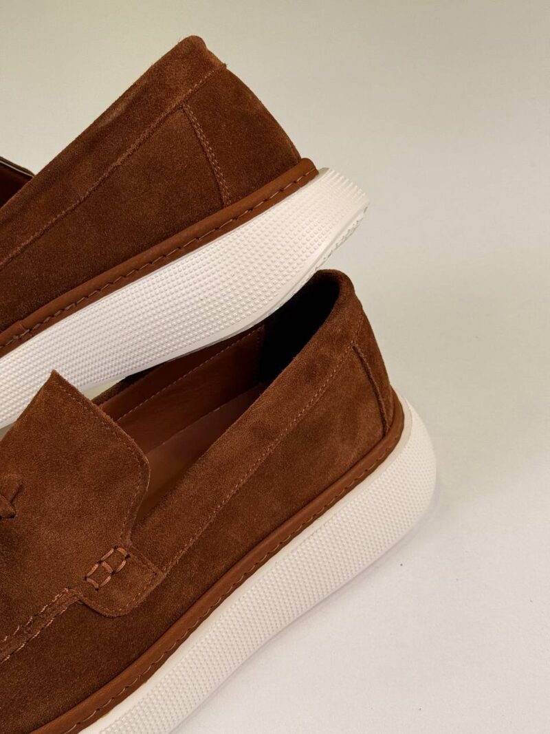 Havan/White Chamois Loafers - Image 2