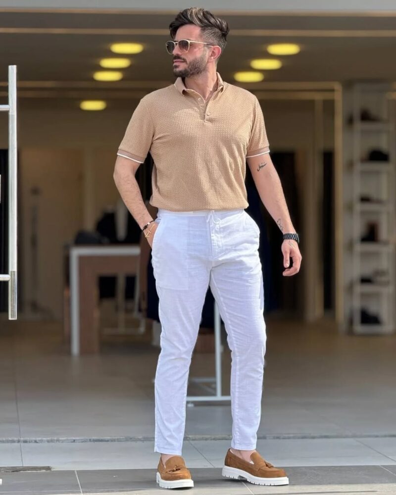 Beige Polo