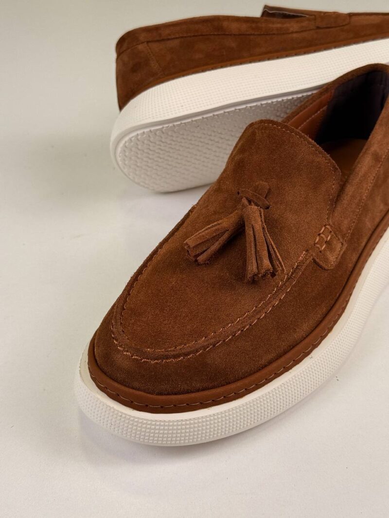Havan/White Chamois Loafers - Image 3