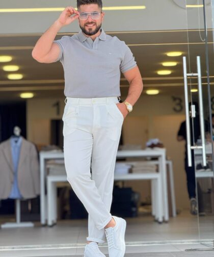 Gray Polo