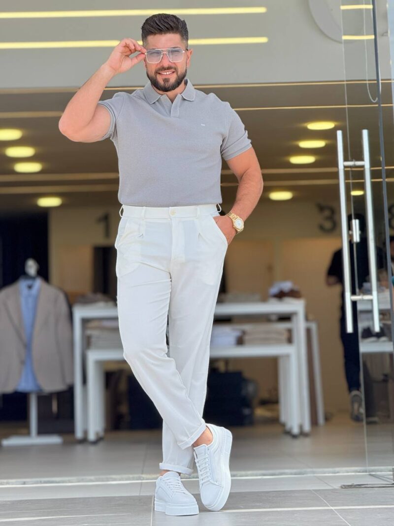 Gray Polo