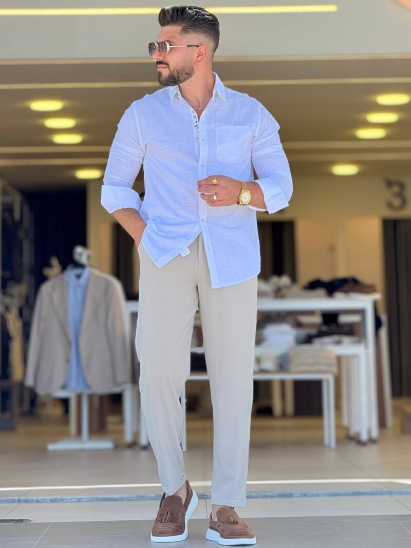 White Linen Chemise